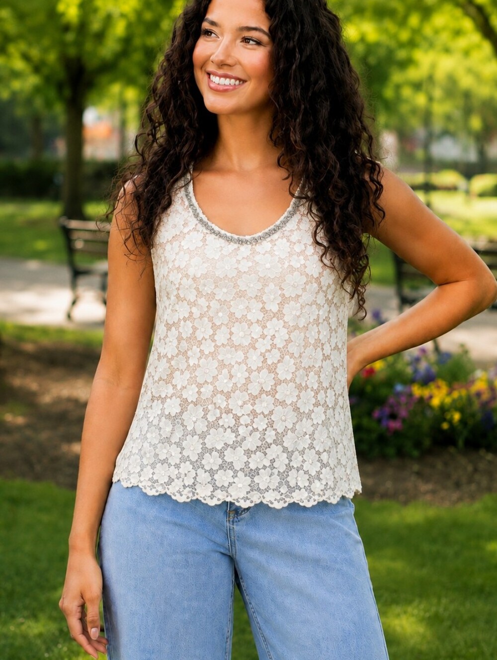 🛍️Anthropologie Sequin Lace pleated Peplum Blouse Back To Collage Quiet Luxury